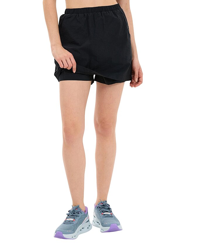 Skechers W Skort Skirt Short Siyah Kadın Etek - 5