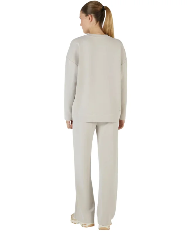 Skechers Soft Touch Crew Neck Gri Kadın Sweatshirt - Skechers (1)