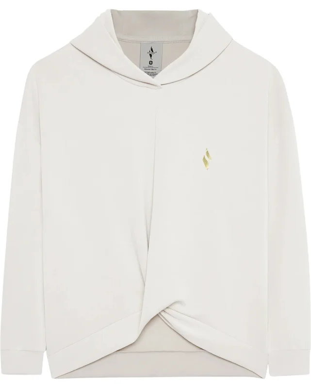 Skechers Soft Touch Hoodie Gri Kadın Sweatshirt - 3
