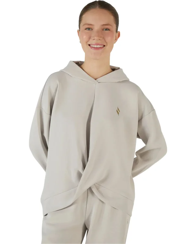Skechers Soft Touch Hoodie Gri Kadın Sweatshirt - 1