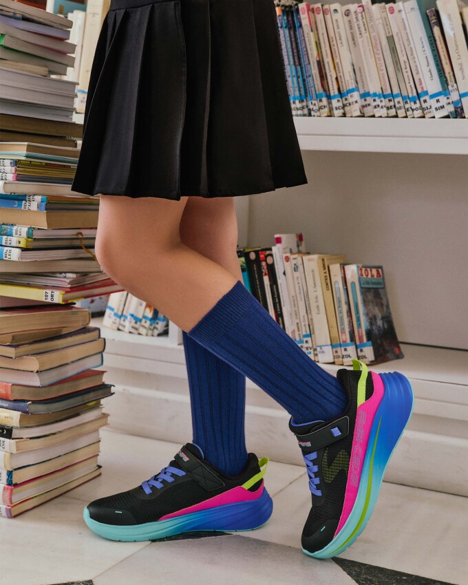Skechers Wave 92 - Imara Lite Siyah Çocuk Günlük Ayakkabı - 7