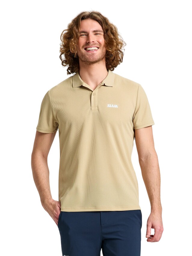 Slam Altura QD Bej Erkek Polo Tshirt - 1
