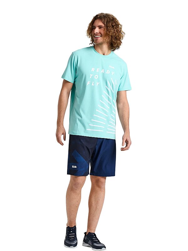 Slam Foil Mavi Erkek Tshirt - 4