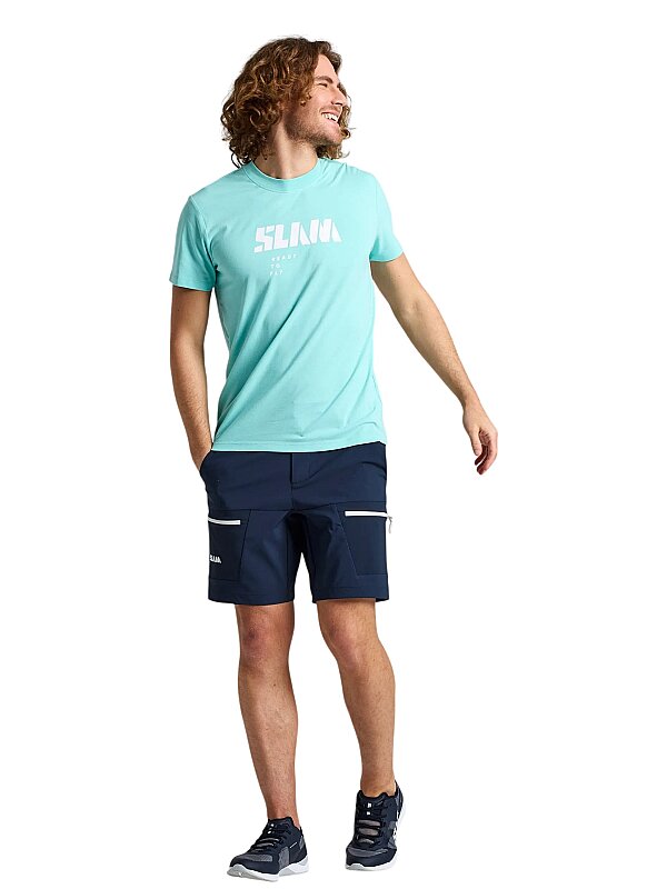 Slam Graphic Mavi Erkek Tshirt - 4