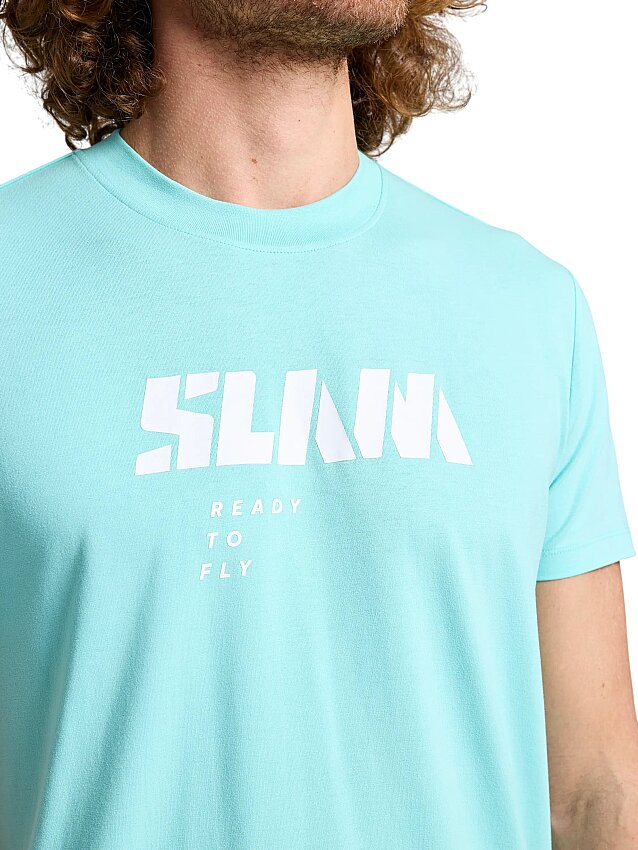 Slam Graphic Mavi Erkek Tshirt - 5