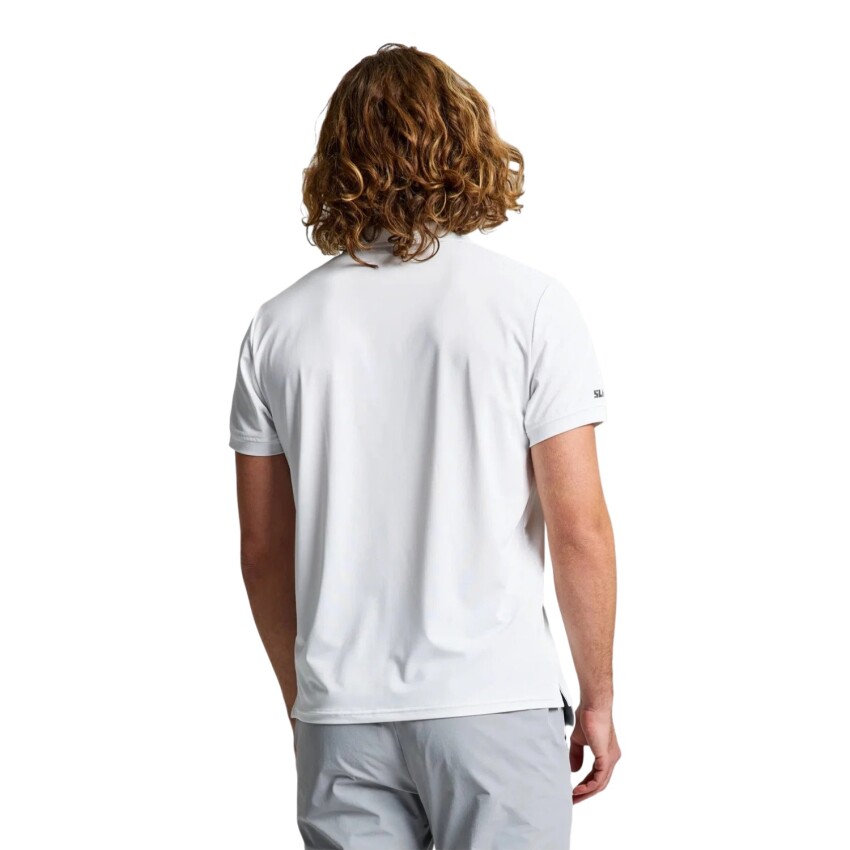 Slam Tech Pique SS Beyaz Erkek Polo Tshirt - 3