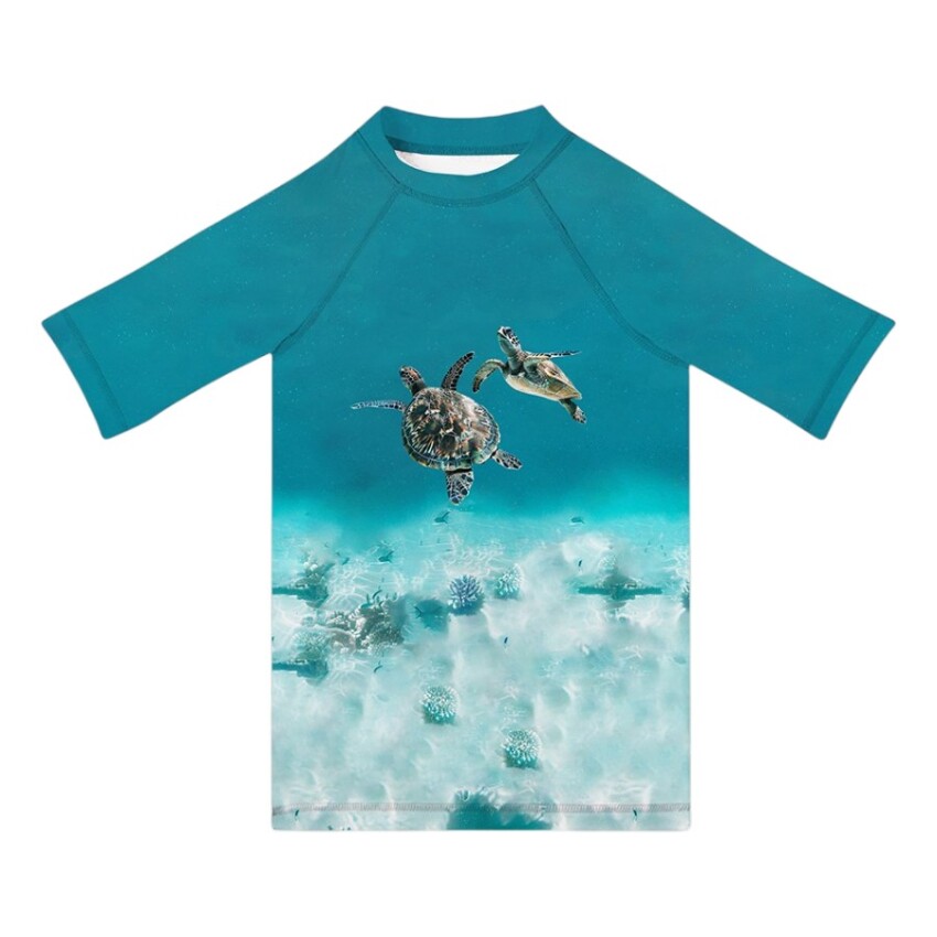 SlipStop Caretta Yeşil Çocuk Tshirt - 1