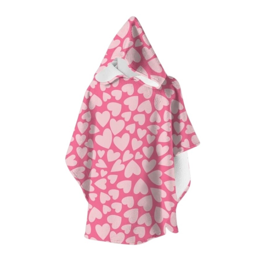 SlipStop Cherish Junior Poncho Pembe Çocuk Panço - 1