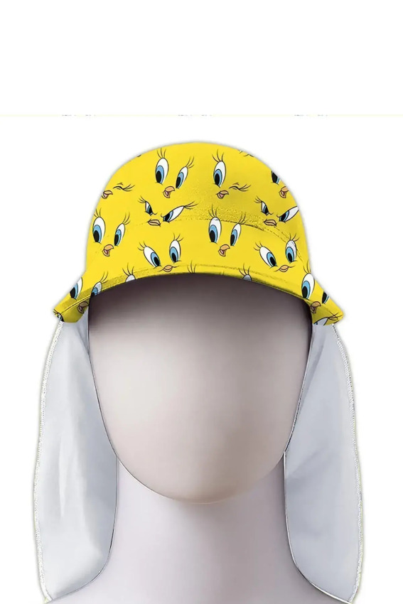 SlipStop Eyes Sun Hat Sarı Çocuk Şapka - SlipStop
