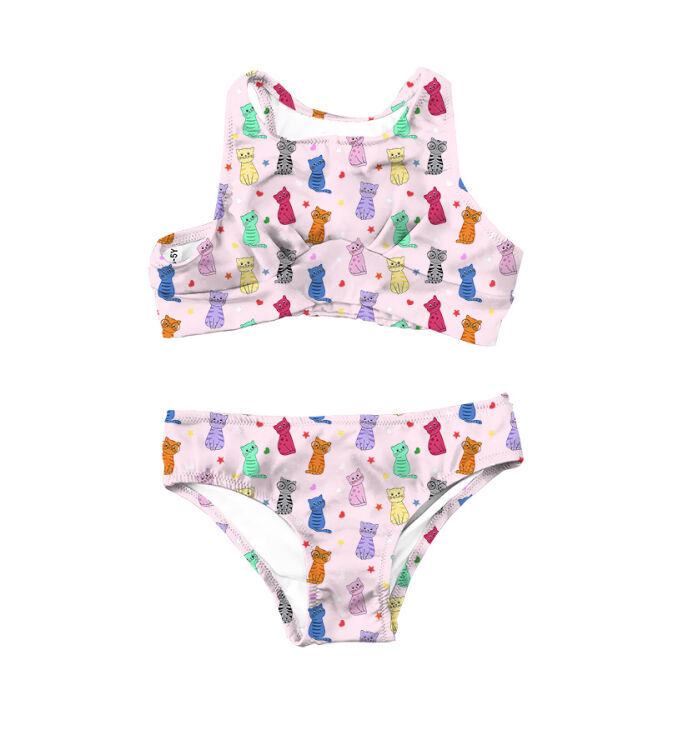 SlipStop Hermes Pembe Çocuk Bikini - 1