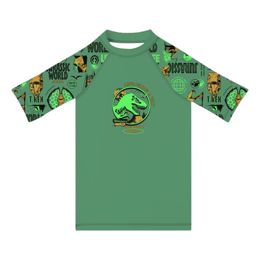 SlipStop Jurazzo Yeşil Çocuk Tshirt - 1