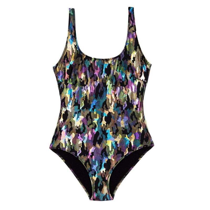 SlipStop Latoya Swimsuit Siyah Kadın Mayo - SlipStop