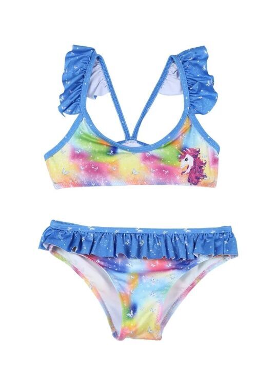 SlipStop Pammy Bikini Mavi Çocuk Bikini - SlipStop