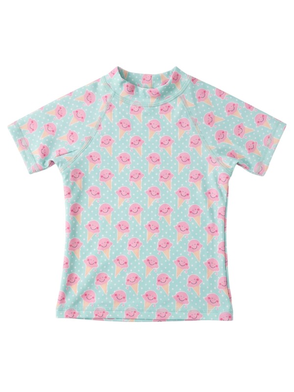 SlipStop Yummy T-shirt Yeşil Çocuk Tshirt - SlipStop