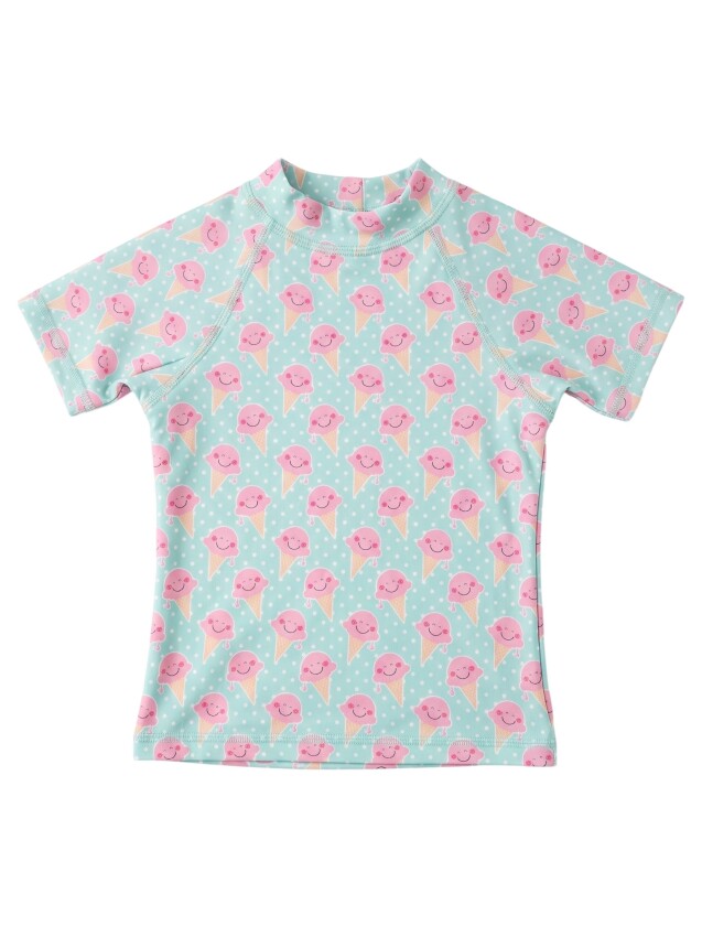 SlipStop Yummy T-shirt Yeşil Çocuk Tshirt - 1