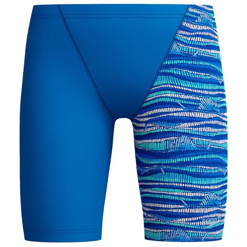 Speedo Alv Leg V Cut Jam Jm Mavi Çocuk Mayo 