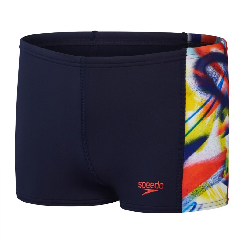 Speedo Digital Panel Aquashort Siyah Çocuk Mayo 