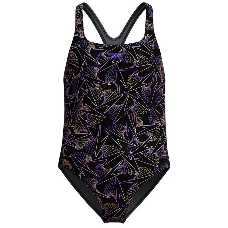 Speedo Hyprbm Alv Mdlt 1Pc Jf Siyah Çocuk Mayo - Speedo