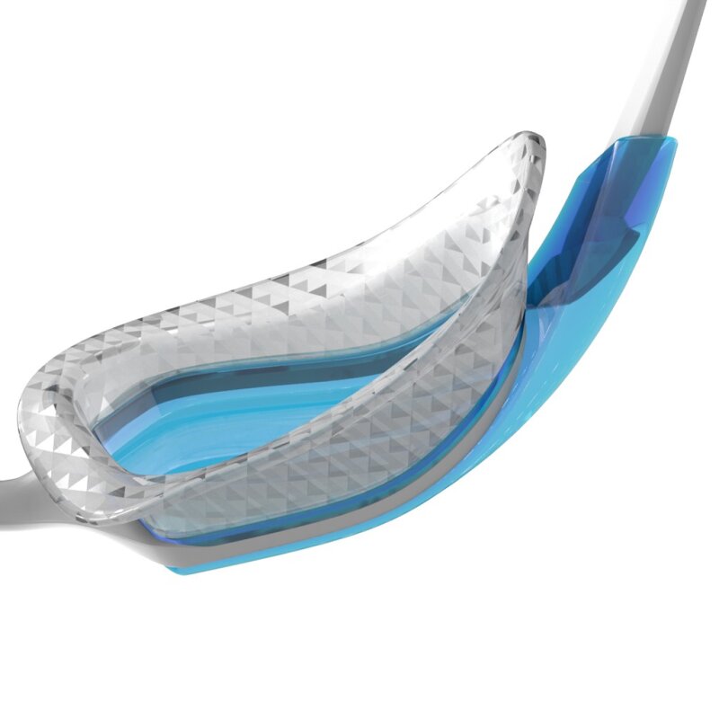Speedo SPEEDO AQUAPULSE PRO GOG AU WHT/BLU BEYAZ Unisex Yüzücü Gözlüğü - 4