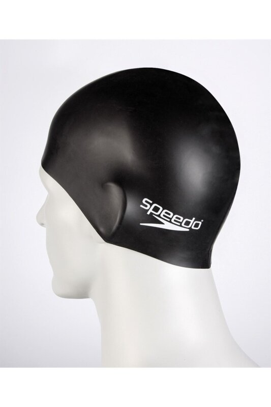 Speedo SPEEDO PLAIN FLAT SILICONE BLACK SİYAH Unisex Bone - Speedo (1)