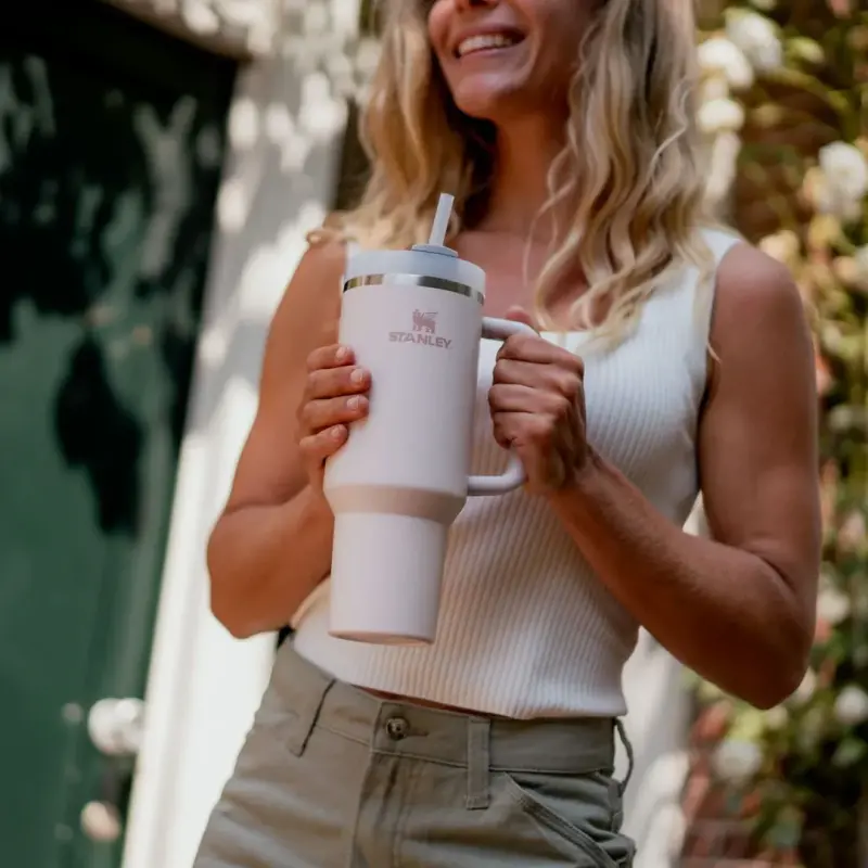 Stanley The Quencher H2.O FlowState Tumbler 1.18L / 40oz Unisex Pembe Termos - 4
