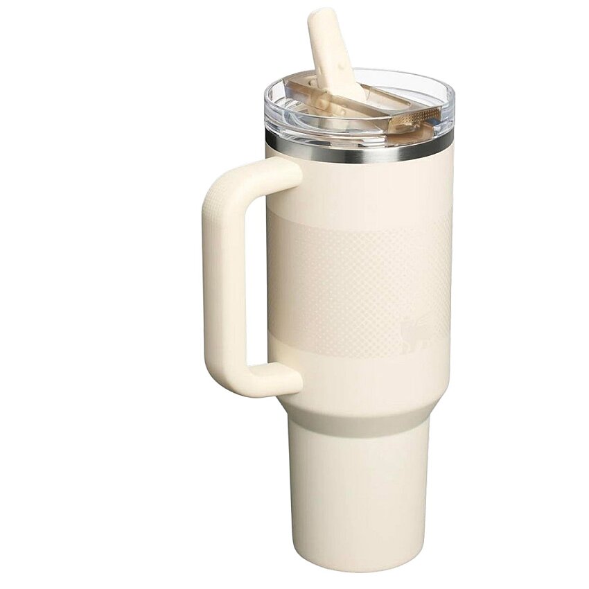Stanley The Quencher ProTour Flip Straw Tumbler 1.18L / 40oz Bej Unisex Termos - 2