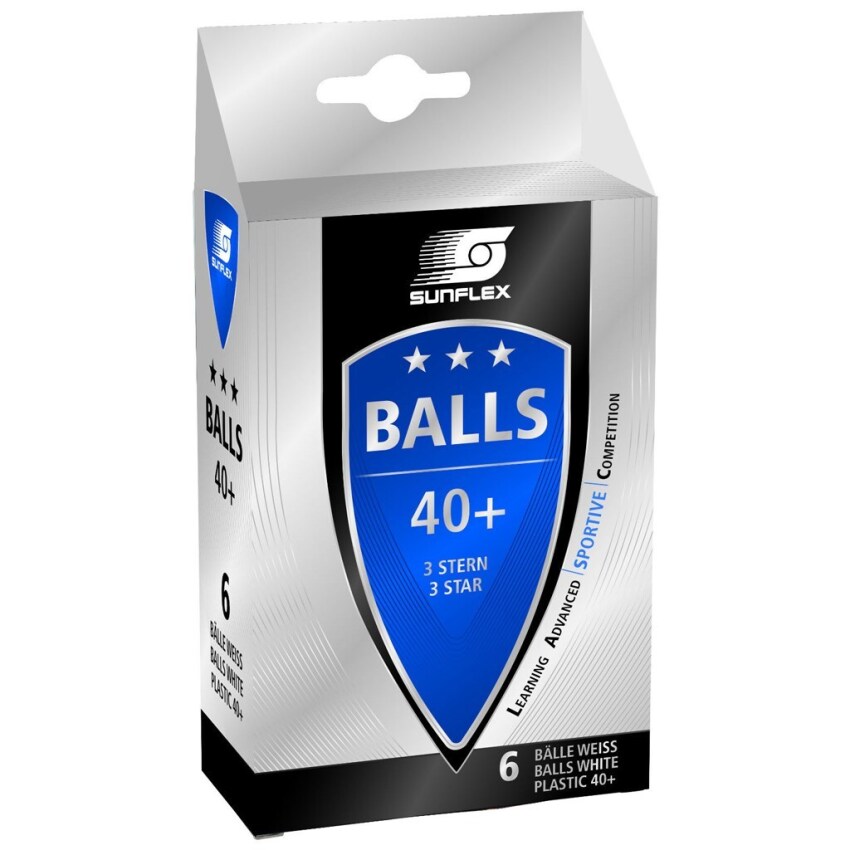 Sunflex Non Celluloid TT-Ball 3-Star Unisex Masa Tenisi Topu - 1