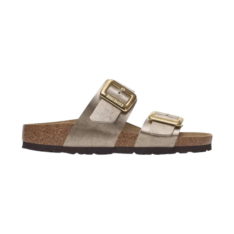 Birkenstock Sydney Cushion Buckle BF Graceful Kahverengi Kadın Terlik - Birkenstock