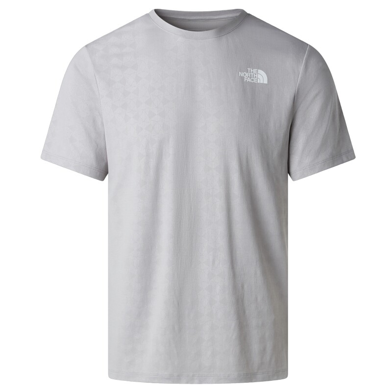 The North Face M 24/7 Pentadome Embossed Reg SS Tee Gri Erkek Tshirt - 5