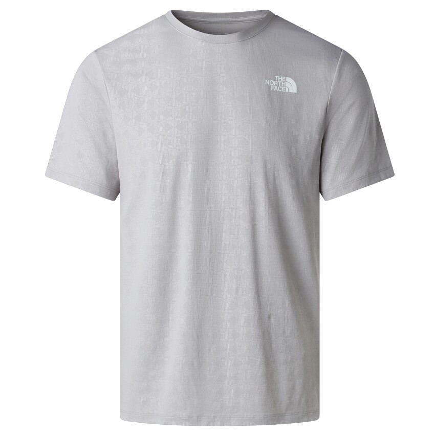 The North Face M 24/7 Pentadome Embossed Reg SS Tee Gri Erkek Tshirt - 5