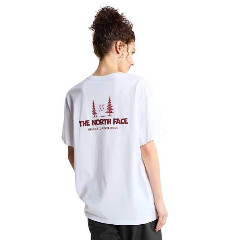 The North Face M Camping Relaxed Short Sleeve Tee-Graph Beyaz Erkek Tshirt - The North Face (1)