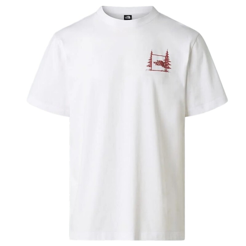 The North Face M Camping Relaxed Short Sleeve Tee-Graph Beyaz Erkek Tshirt - 7