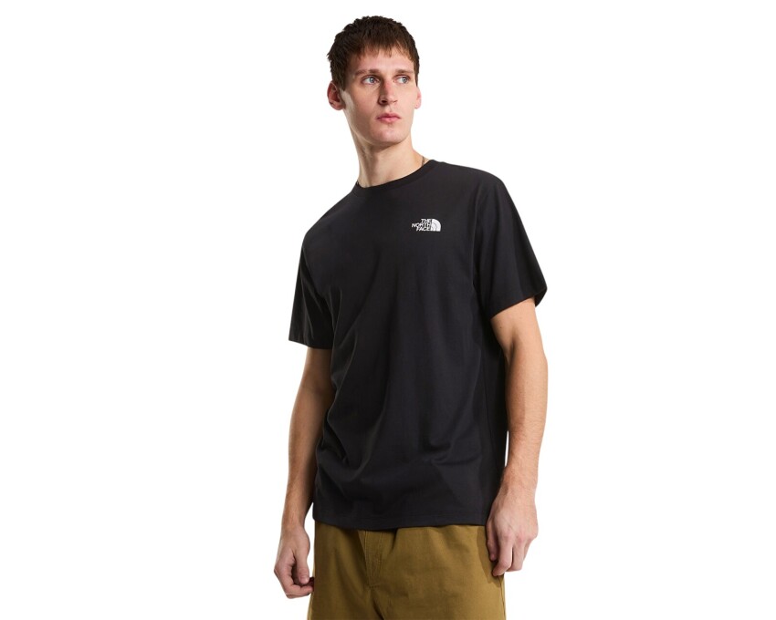 The North Face M Vertical Regular Sleeve Tee-Grap Siyah Erkek Tshirt - 1