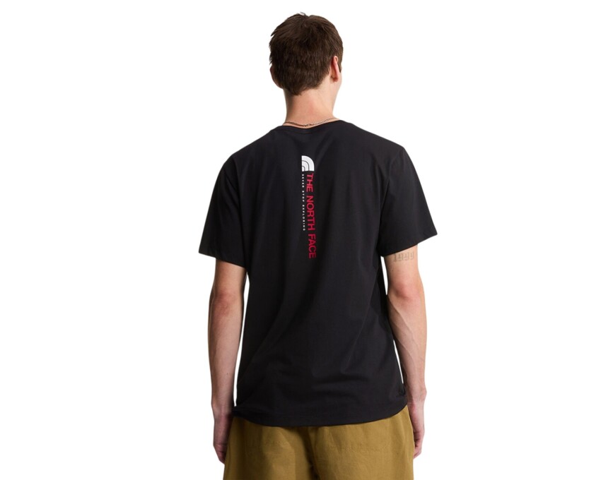 The North Face M Vertical Regular Sleeve Tee-Grap Siyah Erkek Tshirt - 2