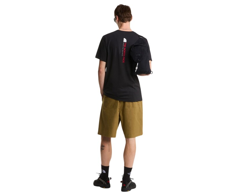 The North Face M Vertical Regular Sleeve Tee-Grap Siyah Erkek Tshirt - 3