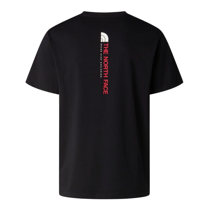 The North Face M Vertical Regular Sleeve Tee-Grap Siyah Erkek Tshirt - 5