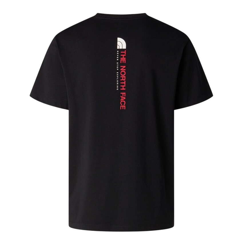 The North Face M Vertical Regular Sleeve Tee-Grap Siyah Erkek Tshirt - 5