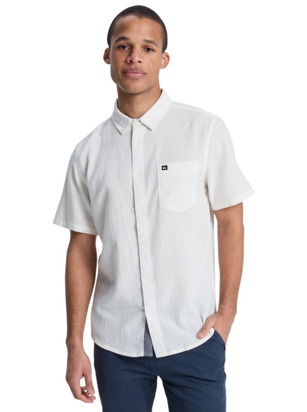 Quiksilver Timebox Beyaz Erkek Gömlek - 1