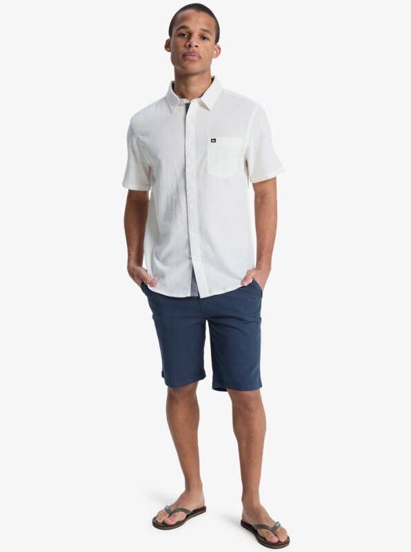 Quiksilver Timebox Beyaz Erkek Gömlek - 4