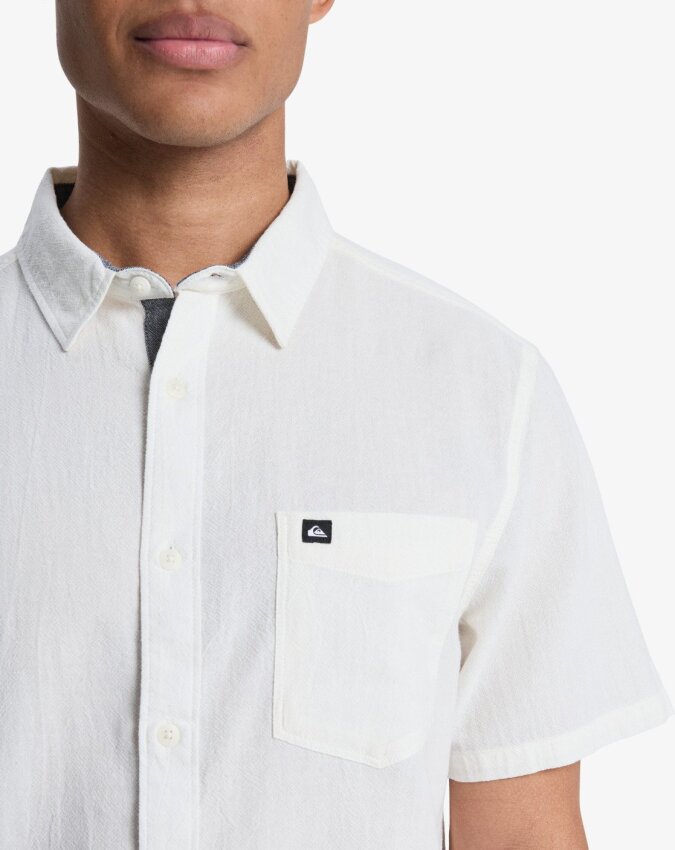 Quiksilver Timebox Beyaz Erkek Gömlek - 5