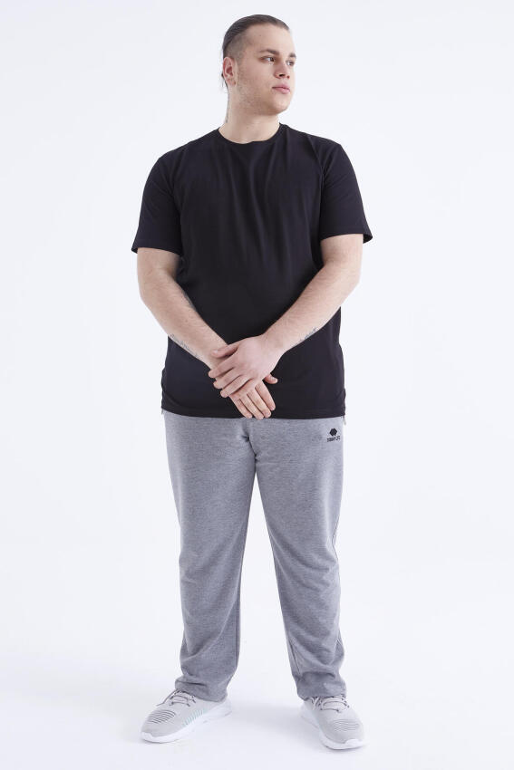 Tommy Life Battal O Yaka Siyah Erkek Tshirt - 2