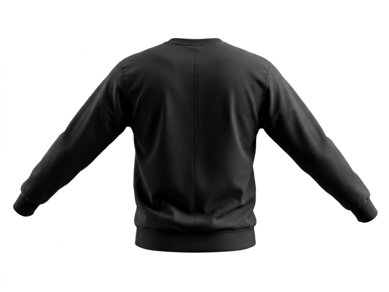 Tommy Life O Yaka Siyah Erkek Sweatshirt - Tommy Life (1)
