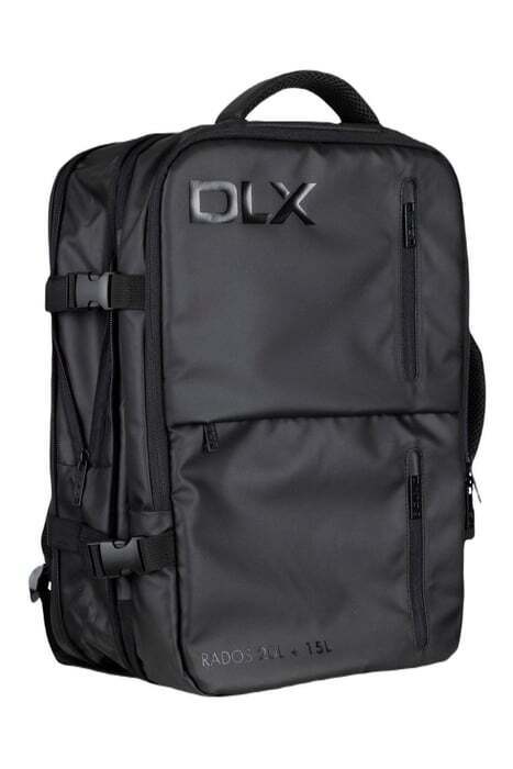Trespass Rados- Dlx Expandable Travel Rucksack Siyah Unisex Sırt Çantası - Trespass