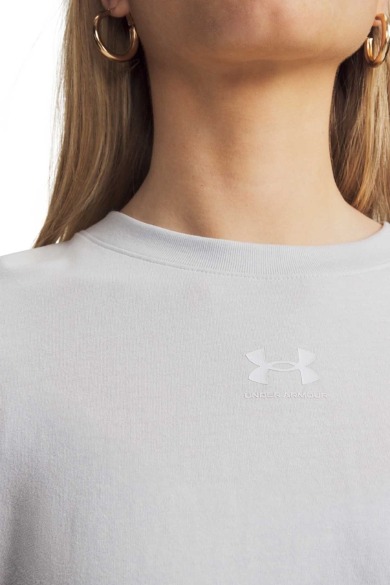 Under Armour UA Rival Boxy Tee Solid Gri Kadın Tshirt - 3