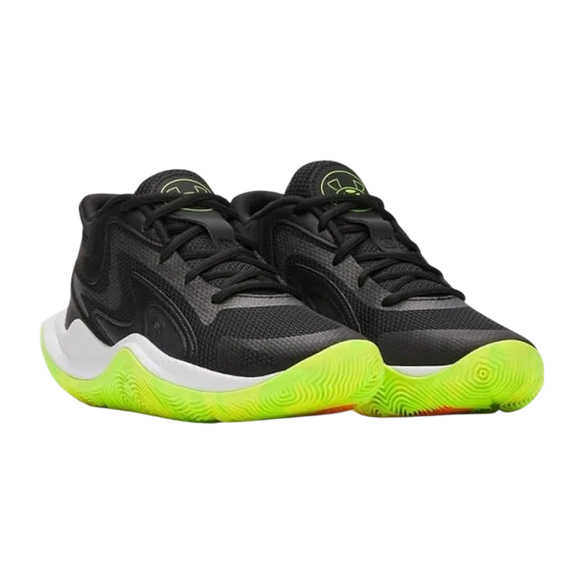 Under Armour GS Jet '25 Siyah Çocuk Basketbol Ayakkabısı - 3