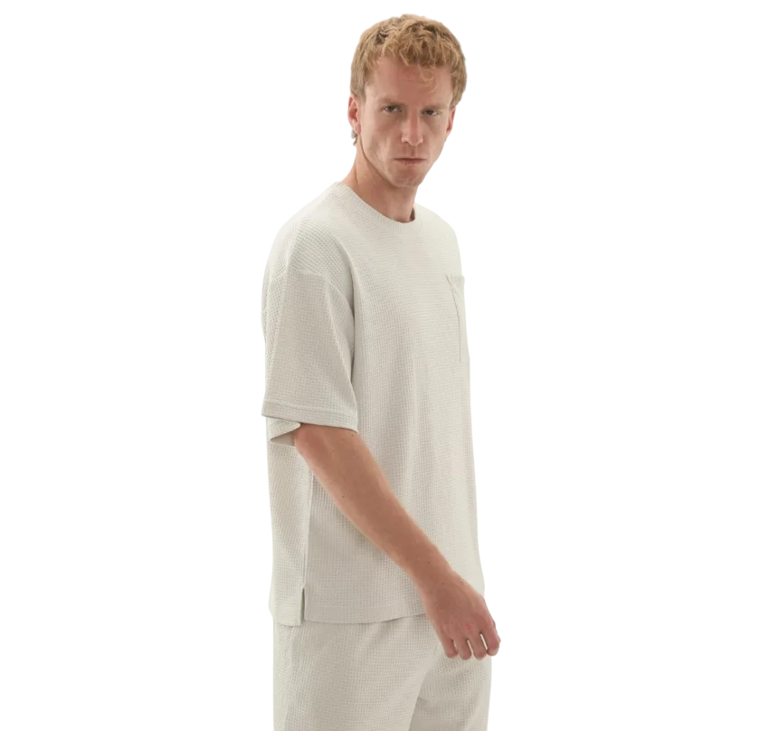 Under Armour Rival Waffle Crew BEYAZ Erkek Tshirt - 2
