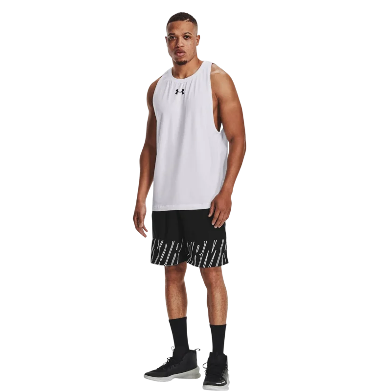 Under Armour UA BASELINE COTTON TANK BEYAZ Erkek Atlet - 1