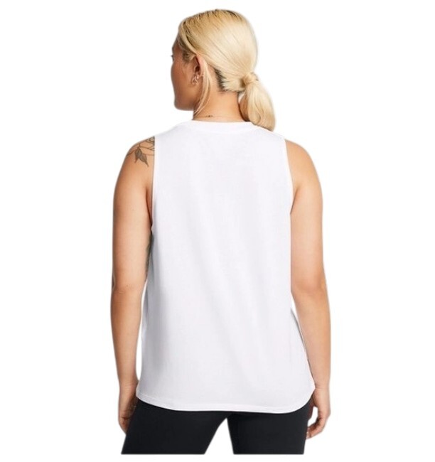 Under Armour UA Rival Muscle Tank Beyaz Kadın Atlet - Under Armour (1)