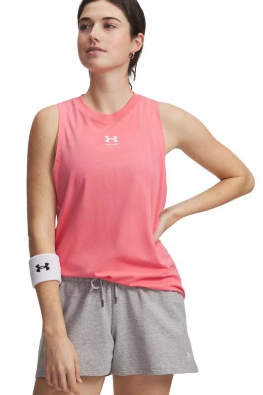 Under Armour UA Rival Muscle Tank Pembe Kadın Atlet - Under Armour
