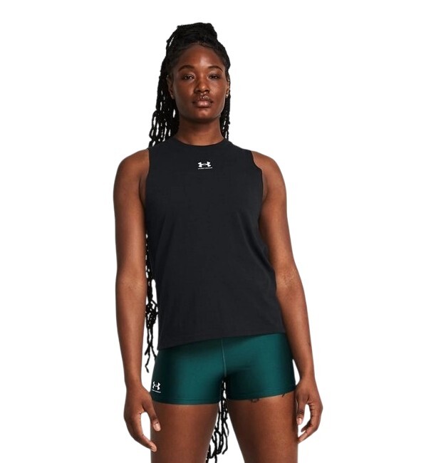 Under Armour UA Rival Muscle Tank Siyah Kadın Atlet - 1